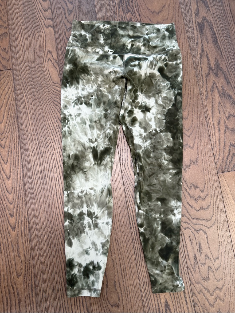 lululemon athletica Olive Tie-Dye Leggings